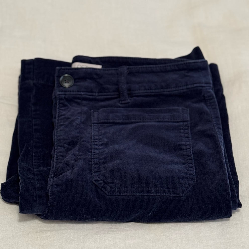 LOFT 🩵 Palmer Wide Leg Pant (Blue Corduroy)